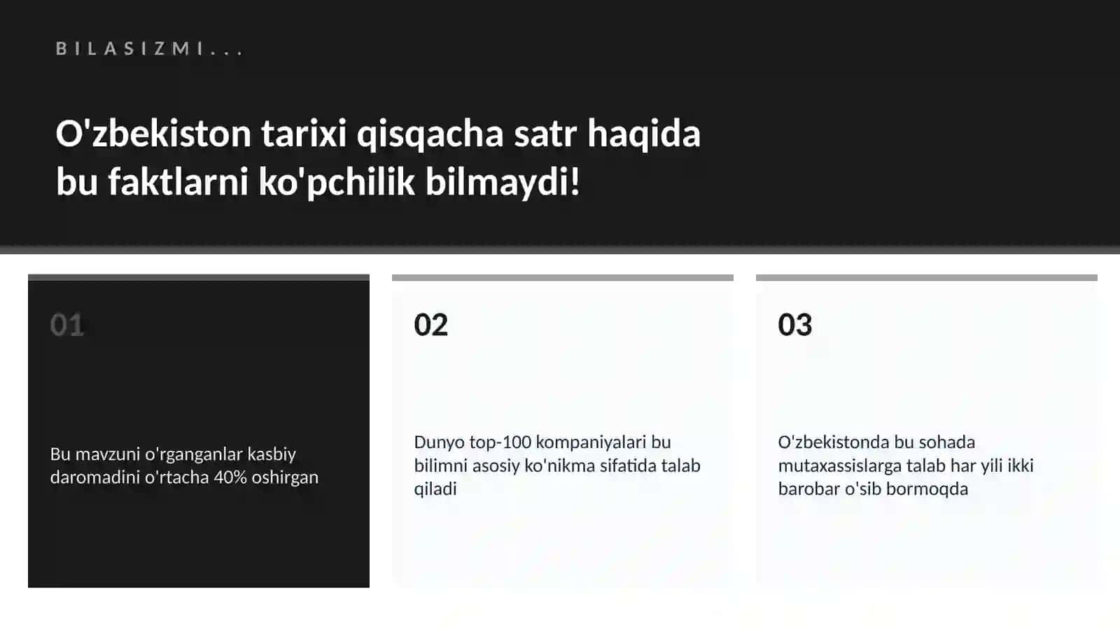 O'zbekiston tarixi qisqacha satr 2