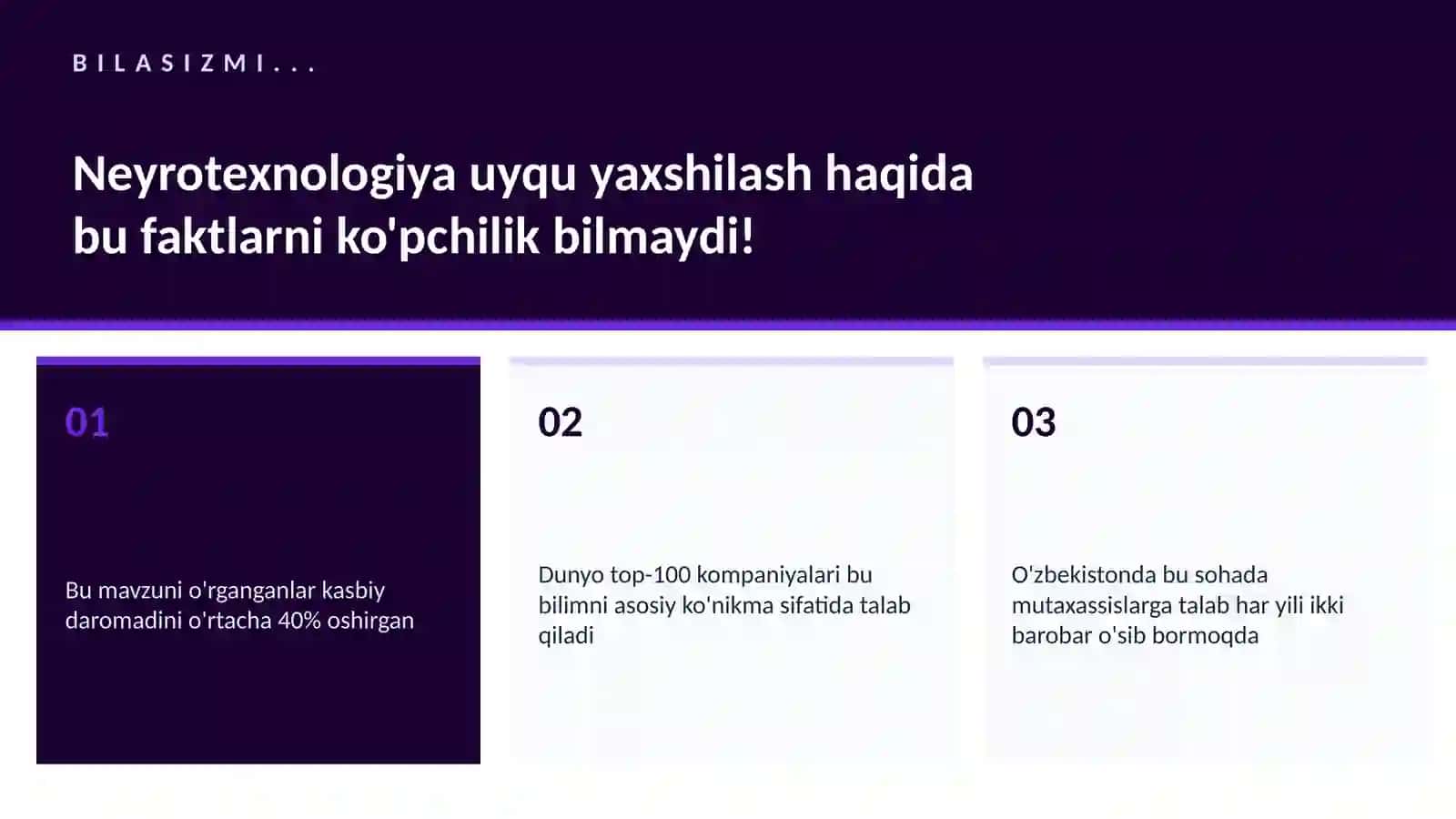 NEYROTEXNOLOGIYA VA MIYA 2