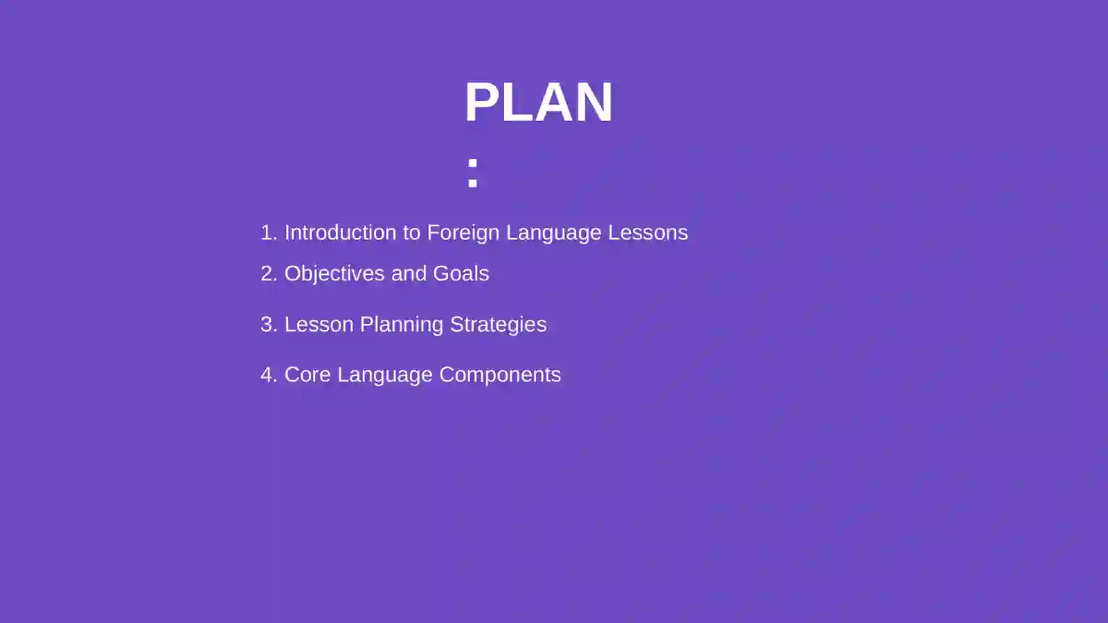 Introduction to Foreign Language Lessons 2
