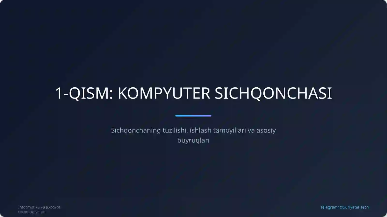 5-sinf Informatika darsligi 2