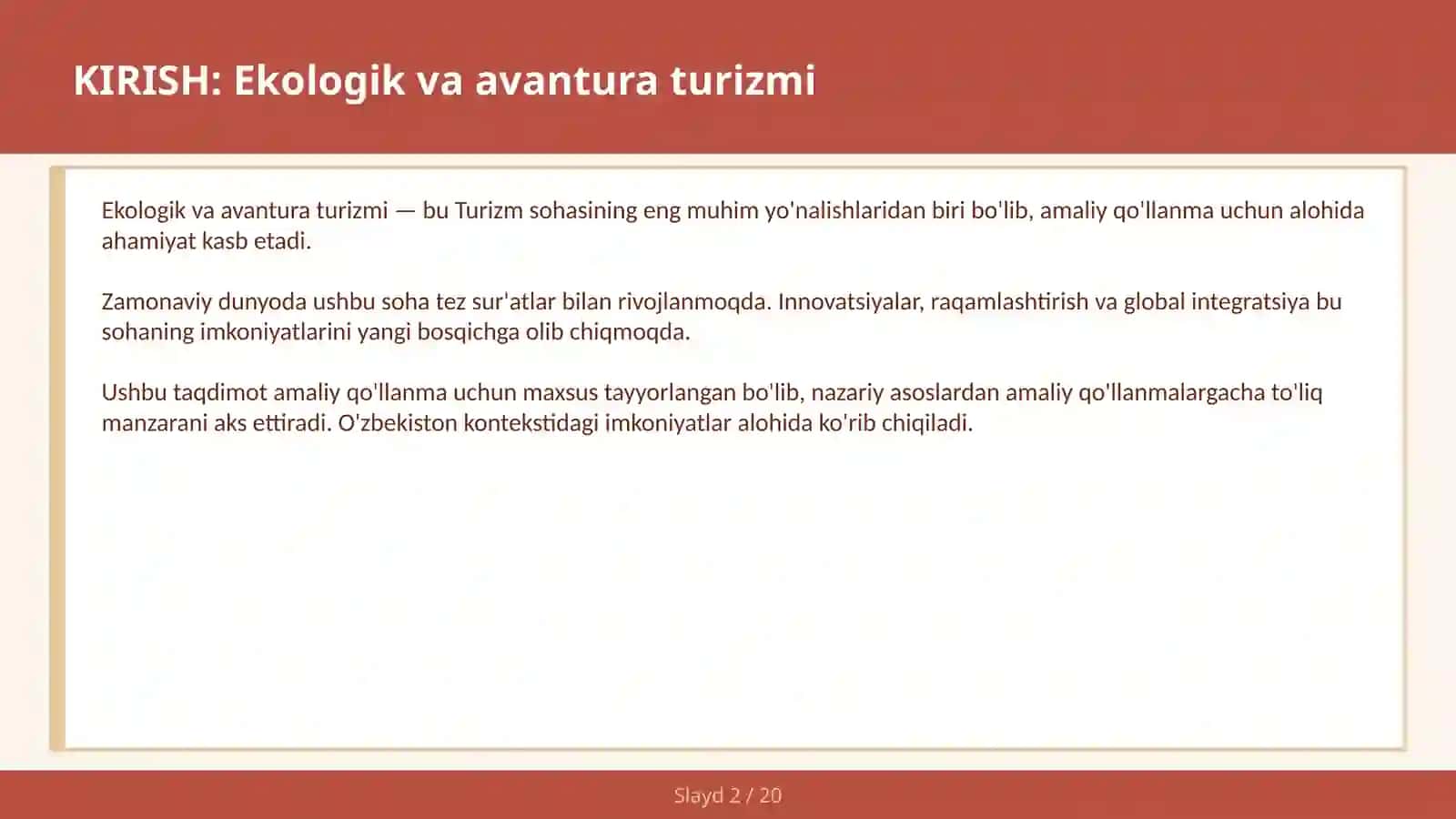 Tog', cho'l va tabiat safarlar — amaliy qo'llanma 2