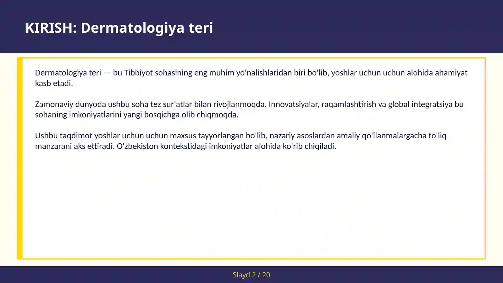 Dermatologiya teri 2