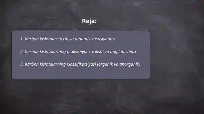 Karbon kislotalar 2