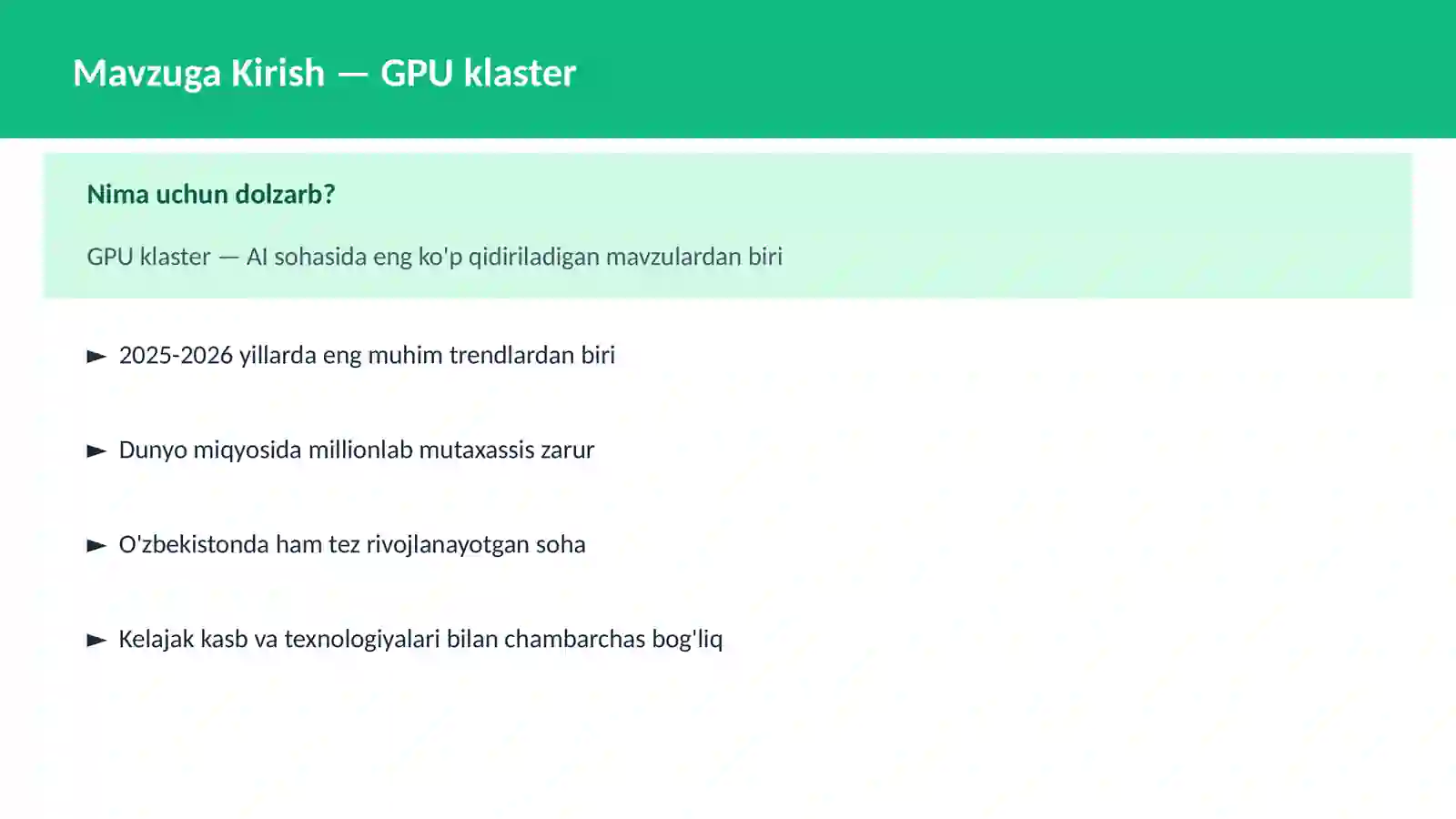 GPU klaster 2