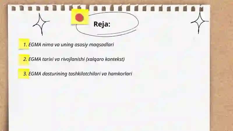 EGMA xalqaro baholash dasturi 2