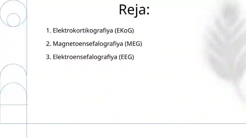 EEG, EKG, MEG 2