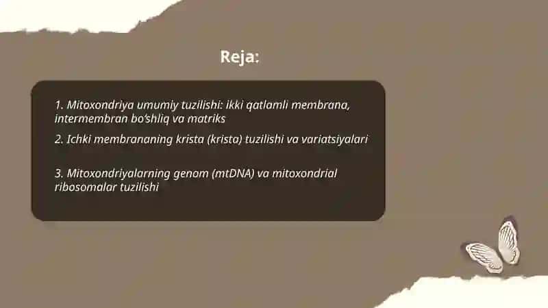 Mitoxondriya va plastida,sentrosoma,mikronaychalarning tuzilishi 2