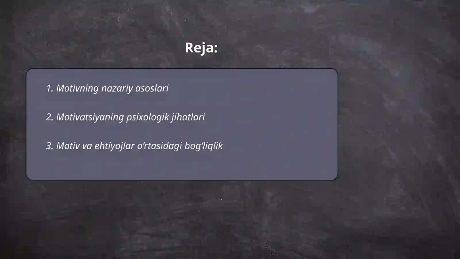 Xorij psixologiyasida motiv va motivatsiya muammosi 2
