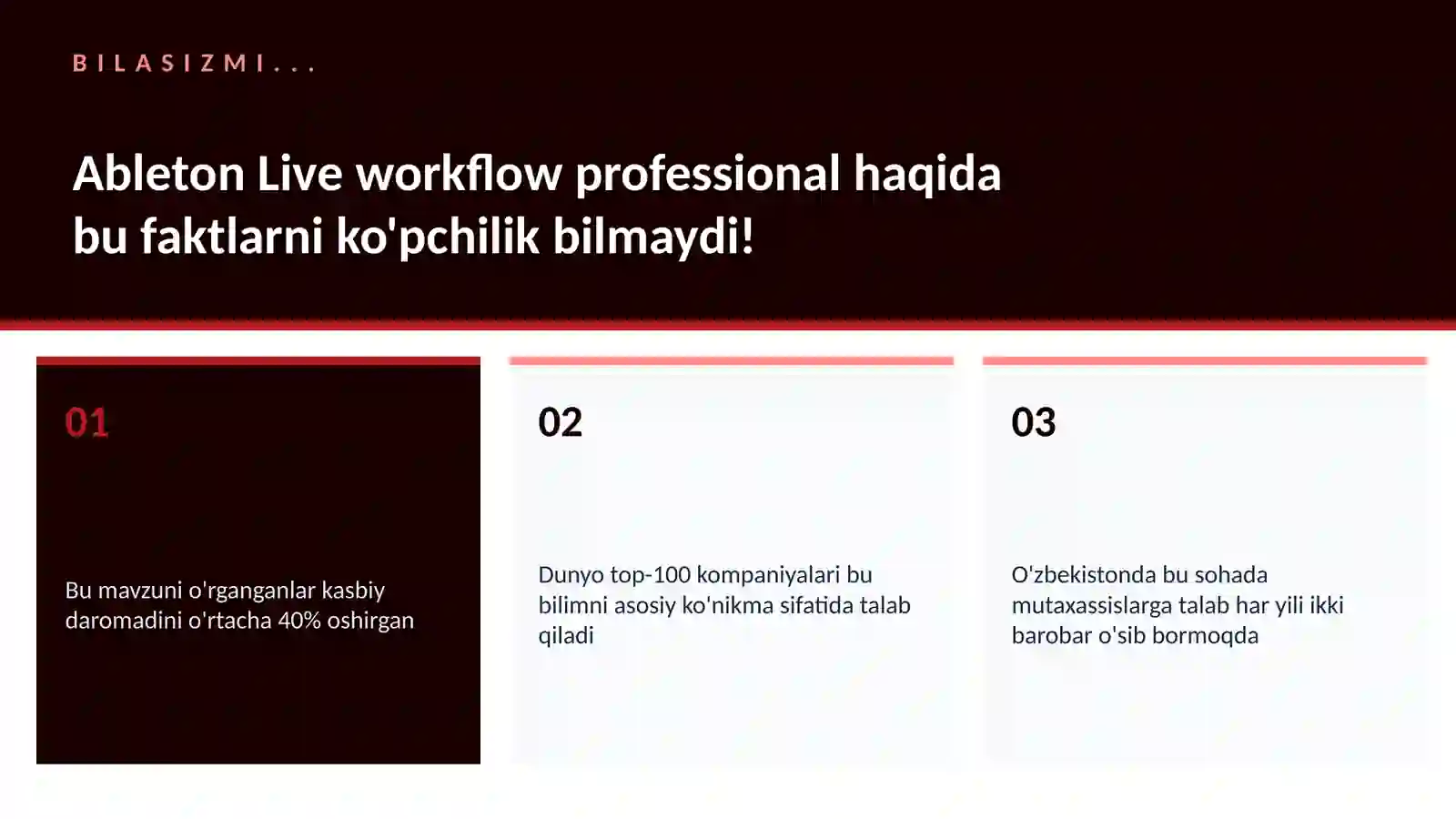 Ableton Live workflow professional 2