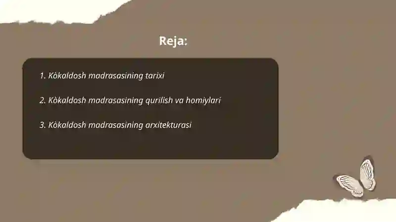 Kòkaldosh madrasasi 2