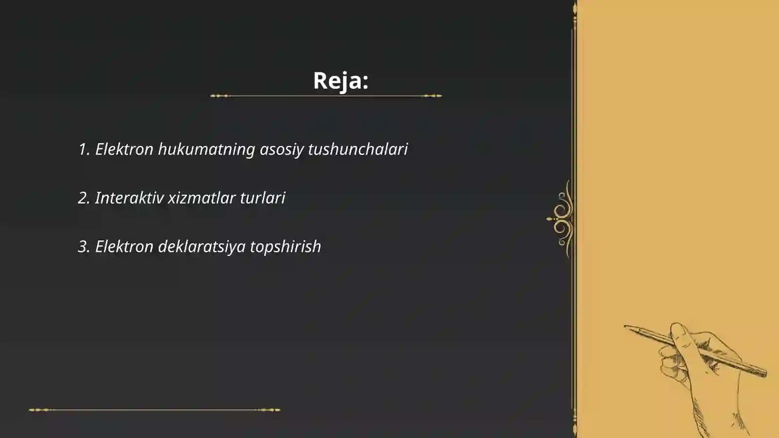 Elektron hukumat interaktiv xizmat tizimlari 2