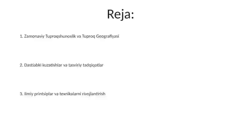Tuproqshunoslik va tuproqlar geogrofiyasiga oid tadqiqotlar tarixining asasiy davirlari 2
