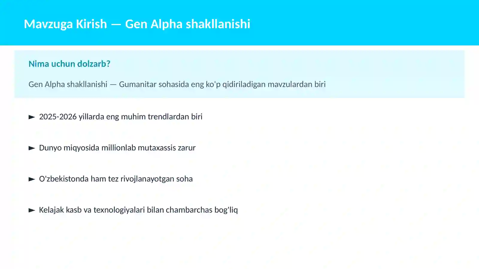 Gen Alpha shakllanishi 2