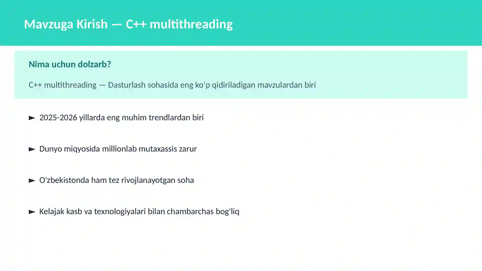 C++ multithreading 2