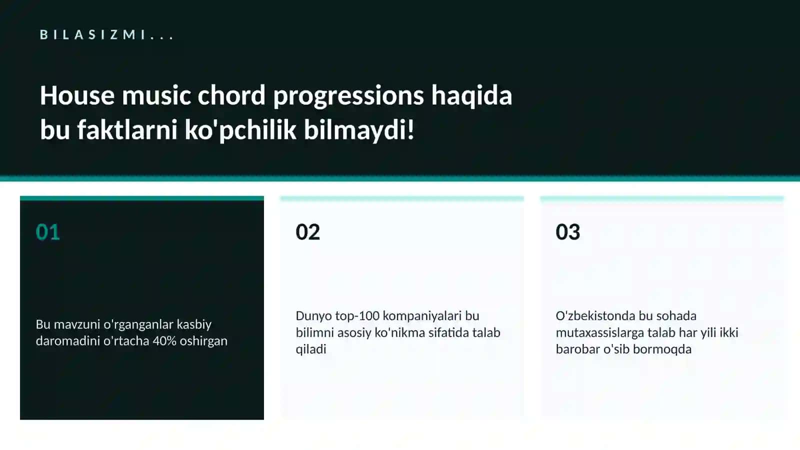 MUSIQA VA AUDIO TEXNOLOGIYALAR 2