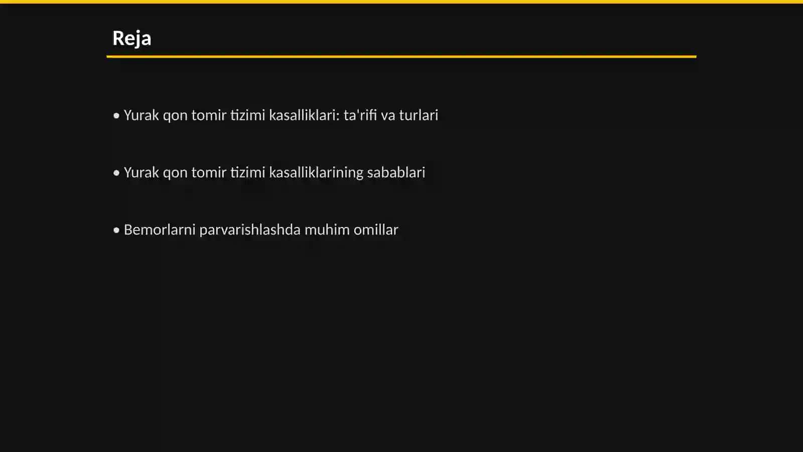 Yurak qon tomir tizimi kasalliklari 2