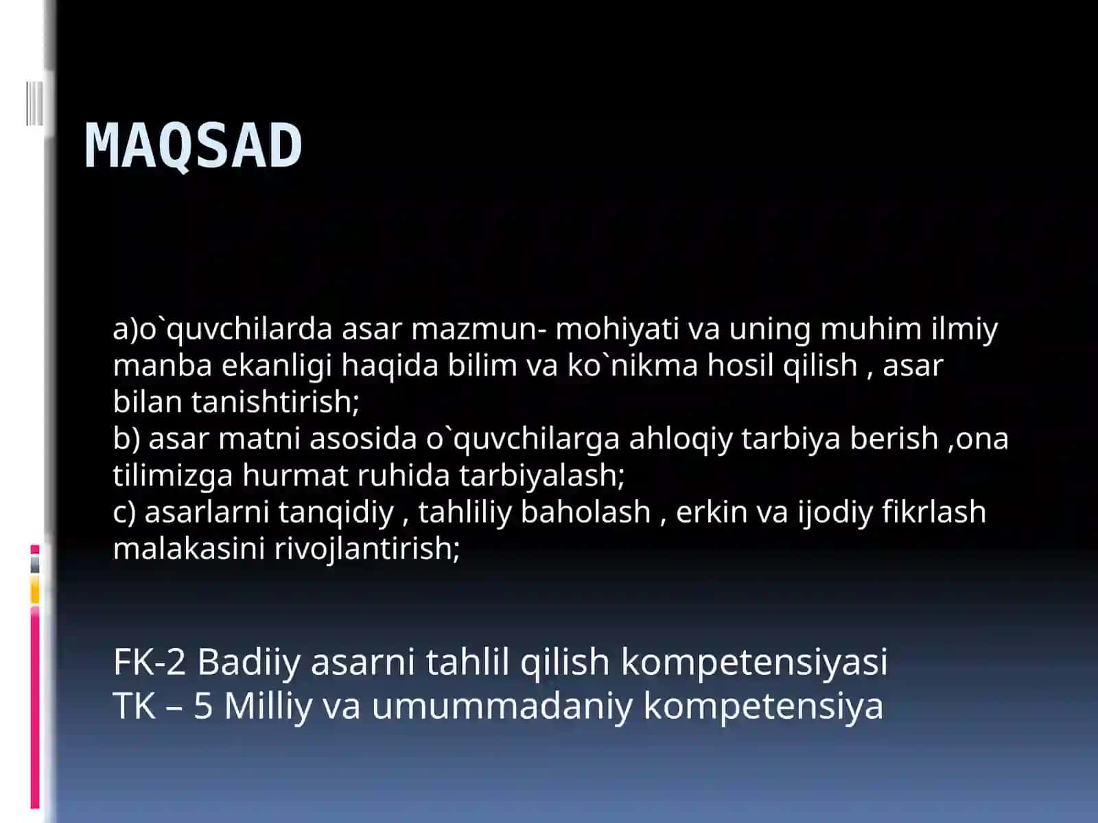 "Koshg'ariyning “Devonulug'otitat –turk“asari–izohlilug'atvaqomusiyasarsifatida” 2