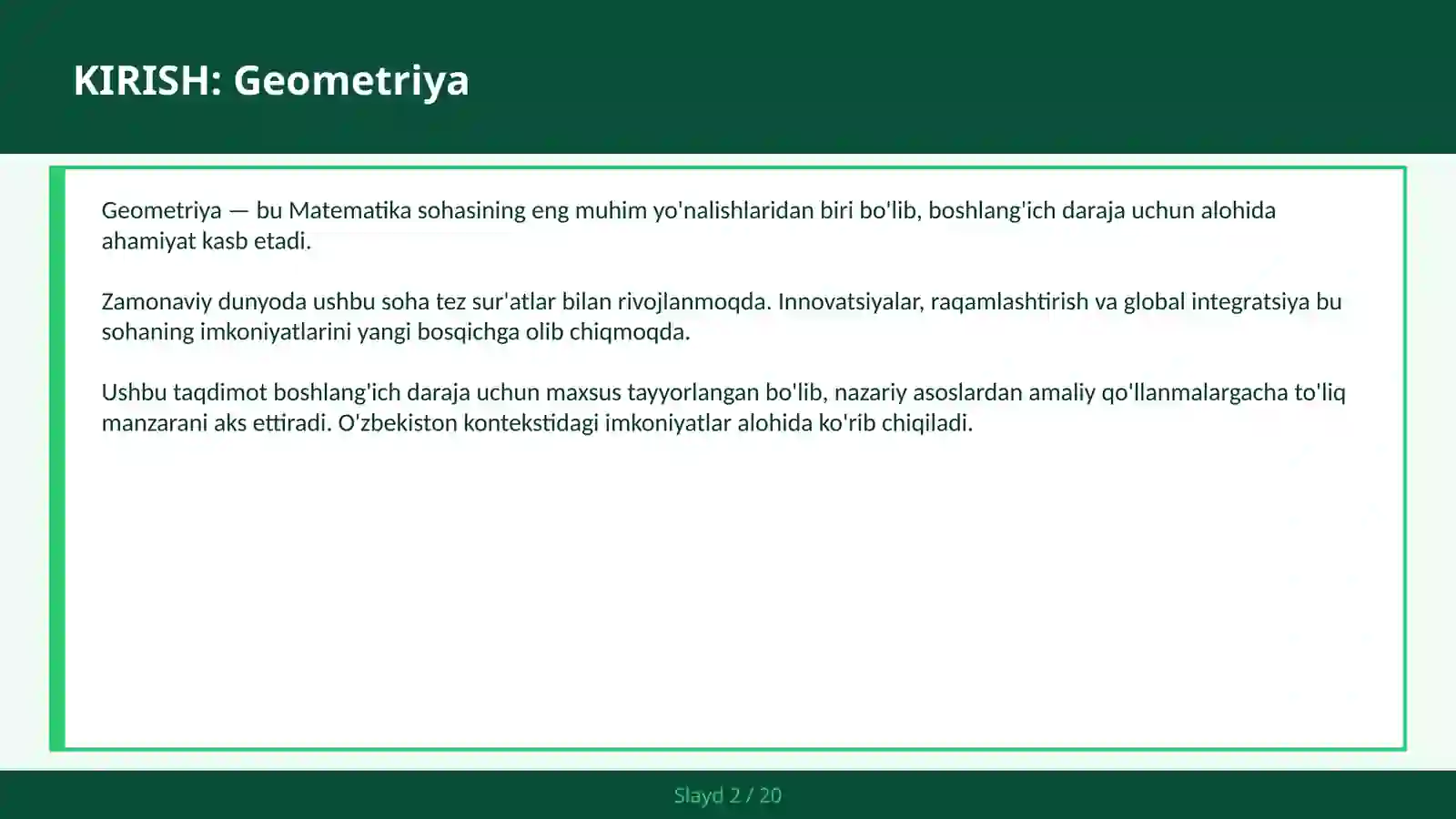 GEOMETRIYA 2