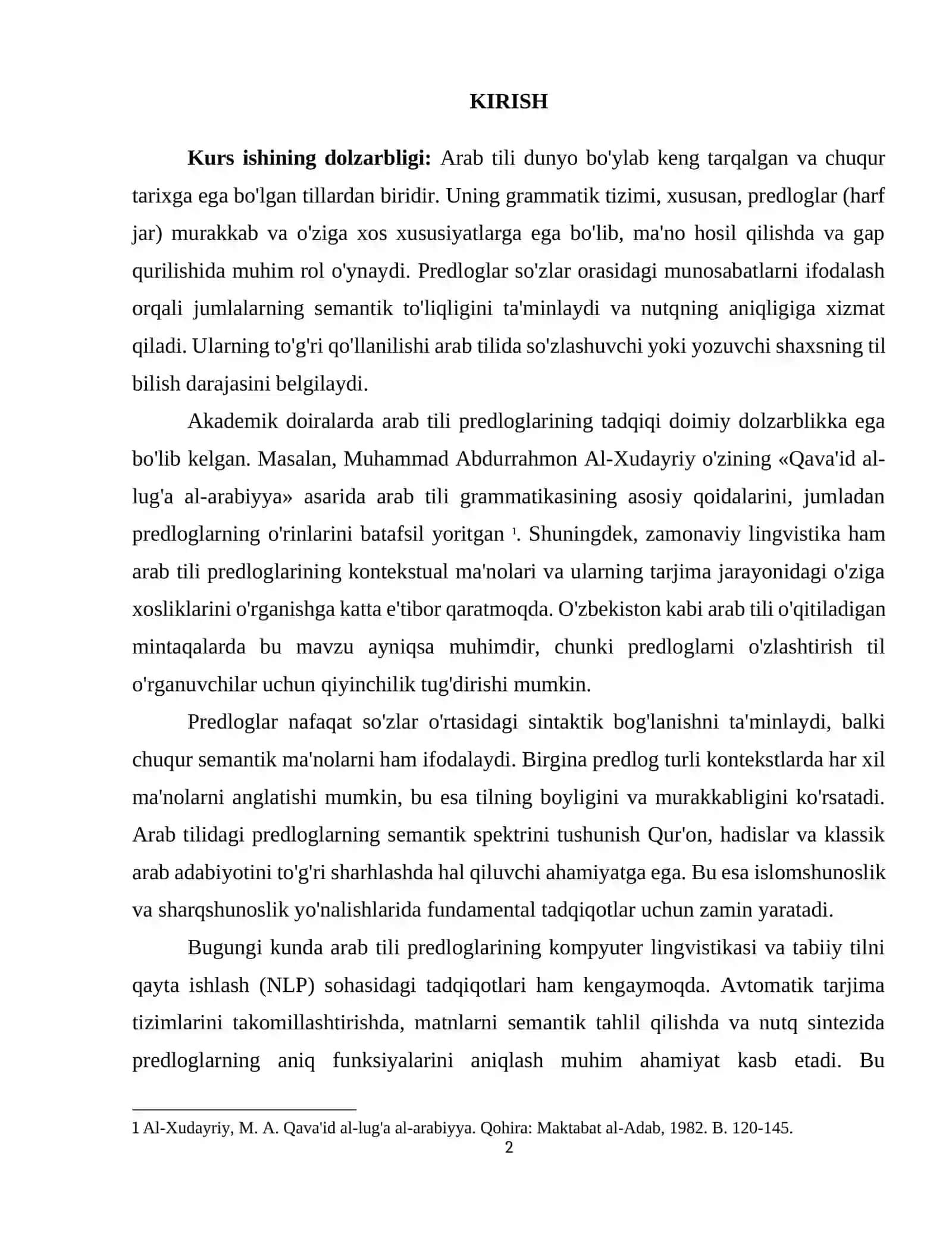 ARAB TILIDA PREDLOGLAR 2
