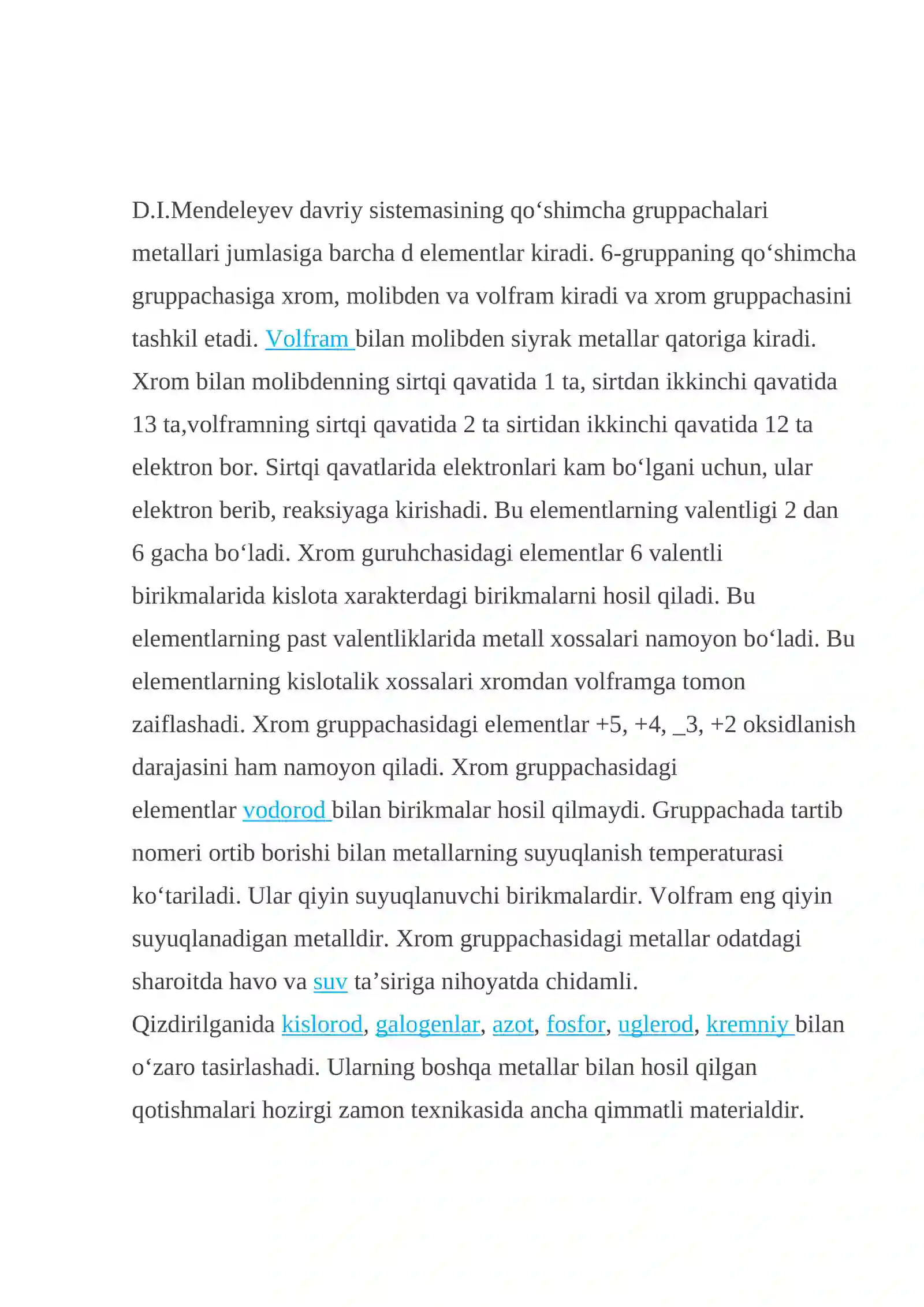 Xrom elementi 2
