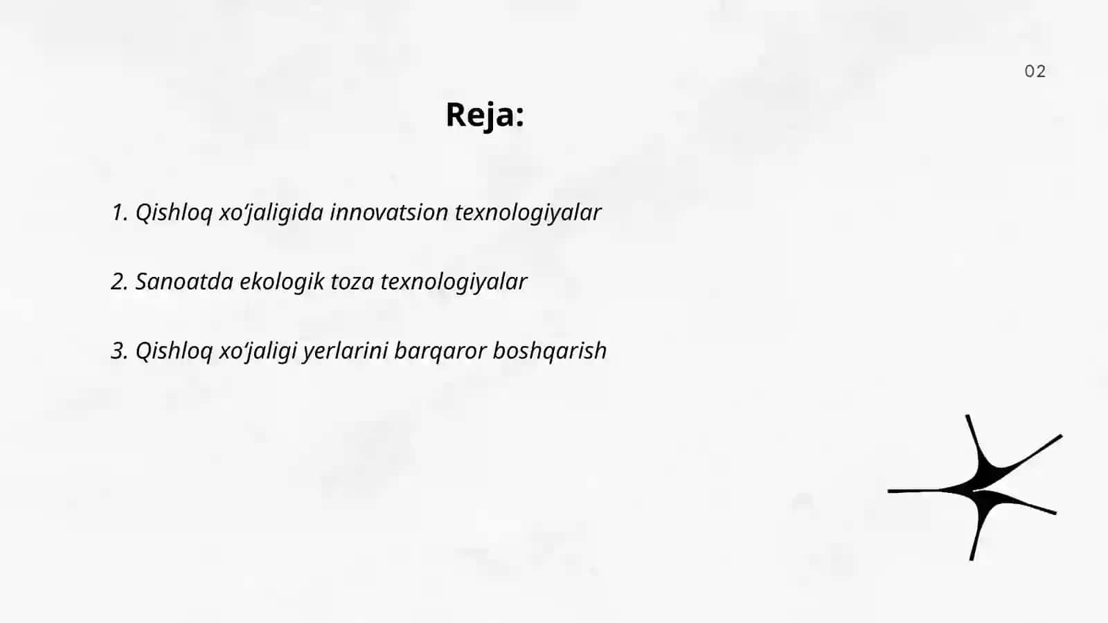 Qishloq xoʻjaligi va sanoat sohasida oʻzgariwlar 2