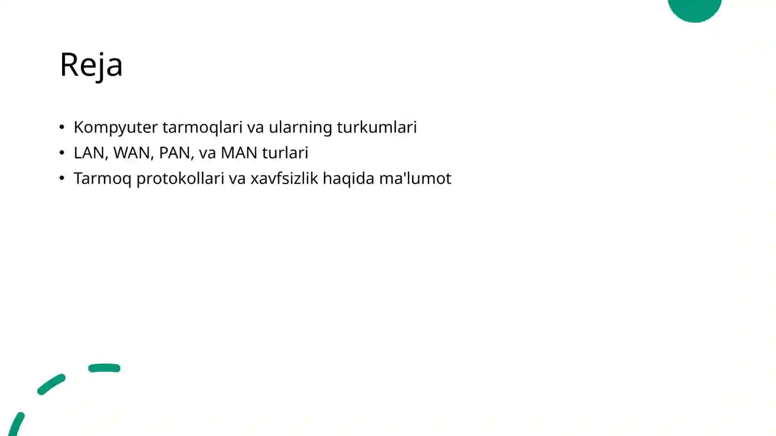 Kompyuter tarmoqlari va ularning turlari 2