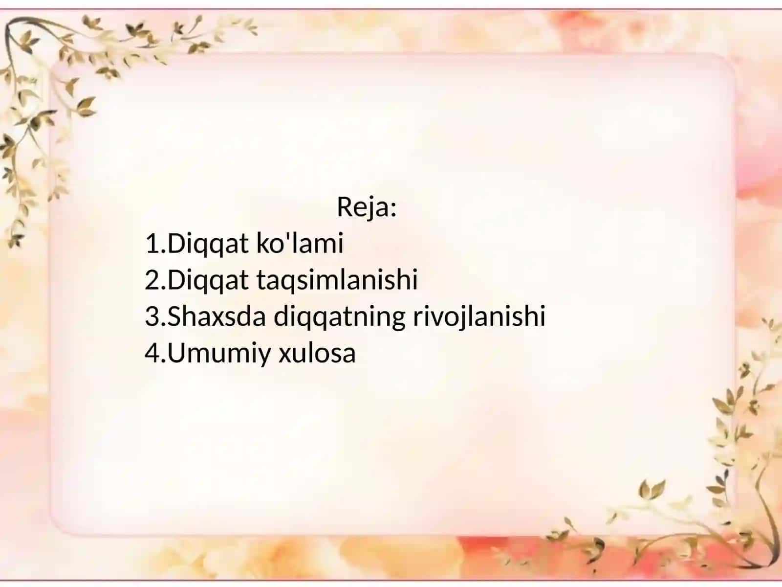 Shaxsda  diqqat  rivojlanishi 2