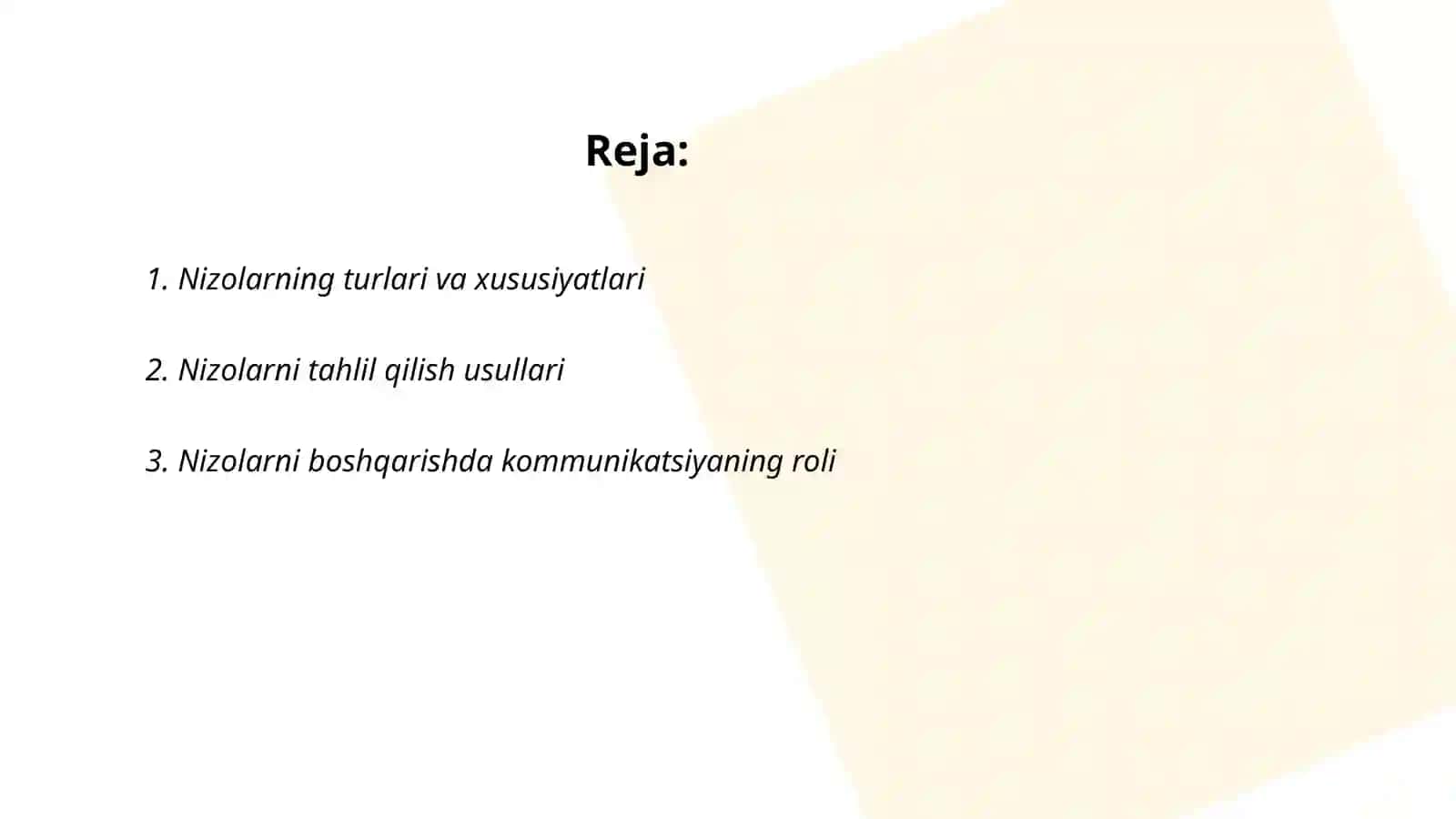 Konfliktologiya nizolari 2