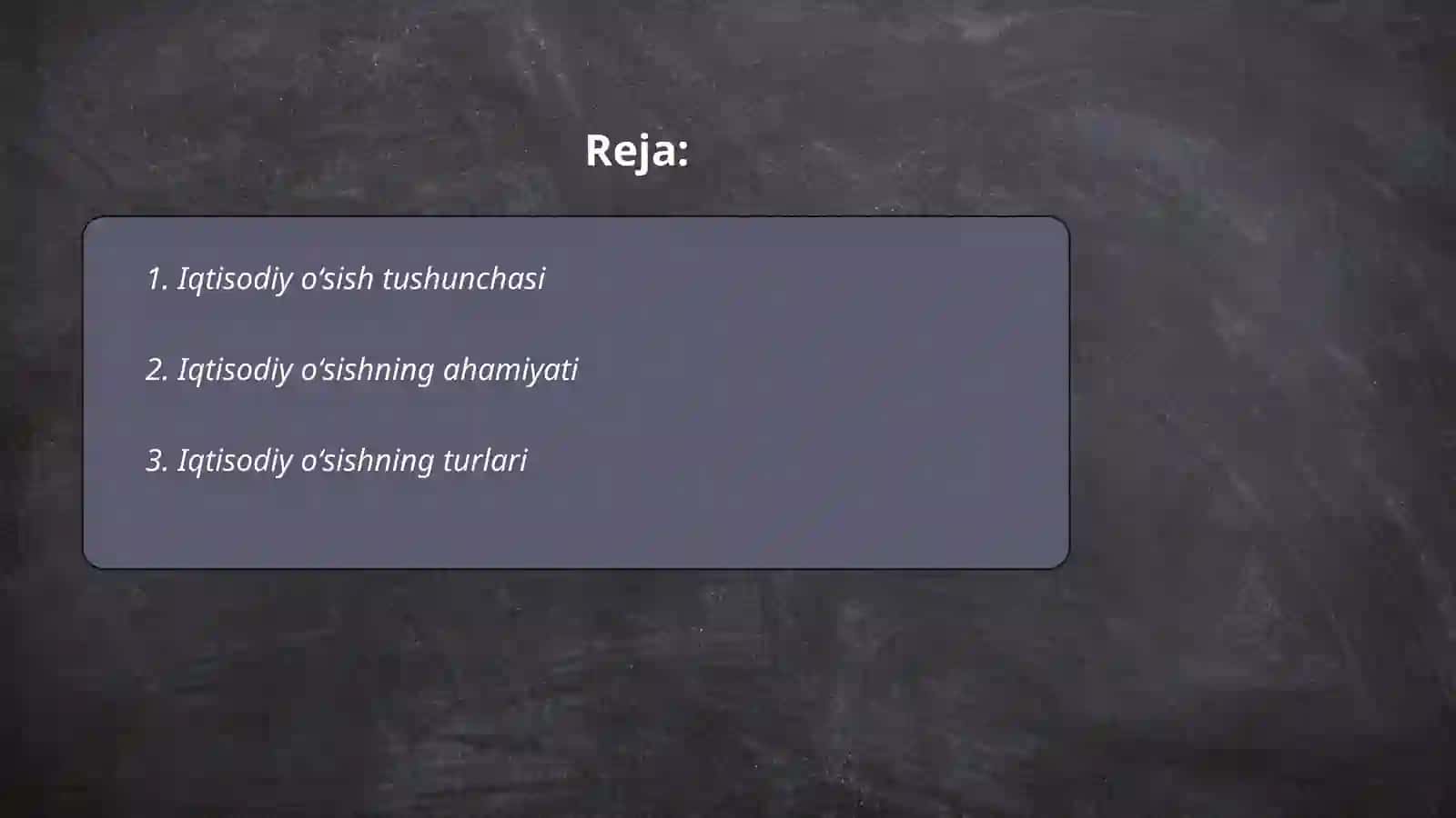 Iqtisodiy oʻsish, uning turlari va hisoblash usullari 2