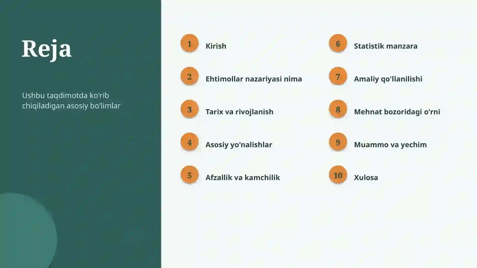 Ehtimollar nazariyasi 2