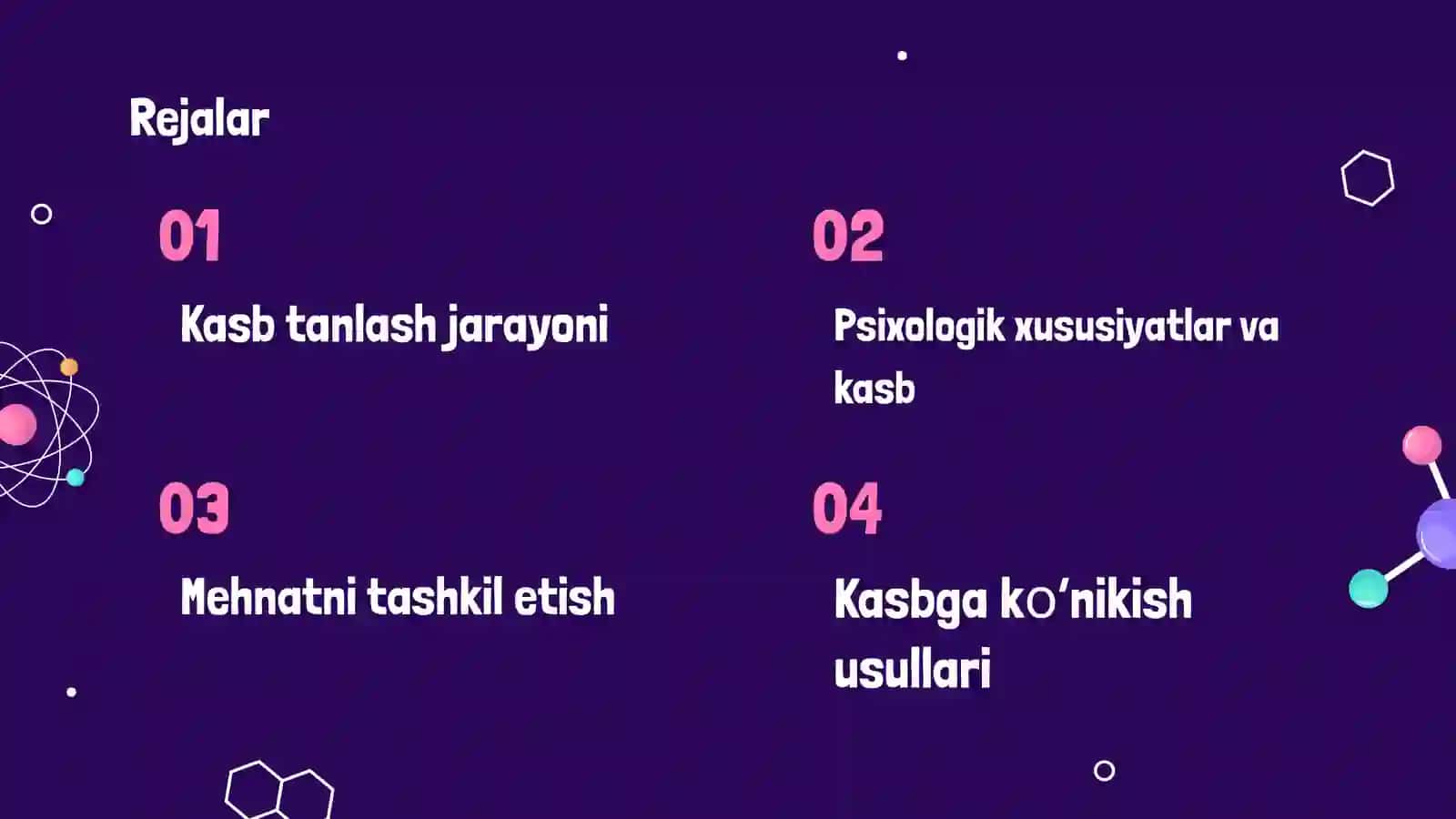 Kasb tanlash va kasbga kо’nikish 2