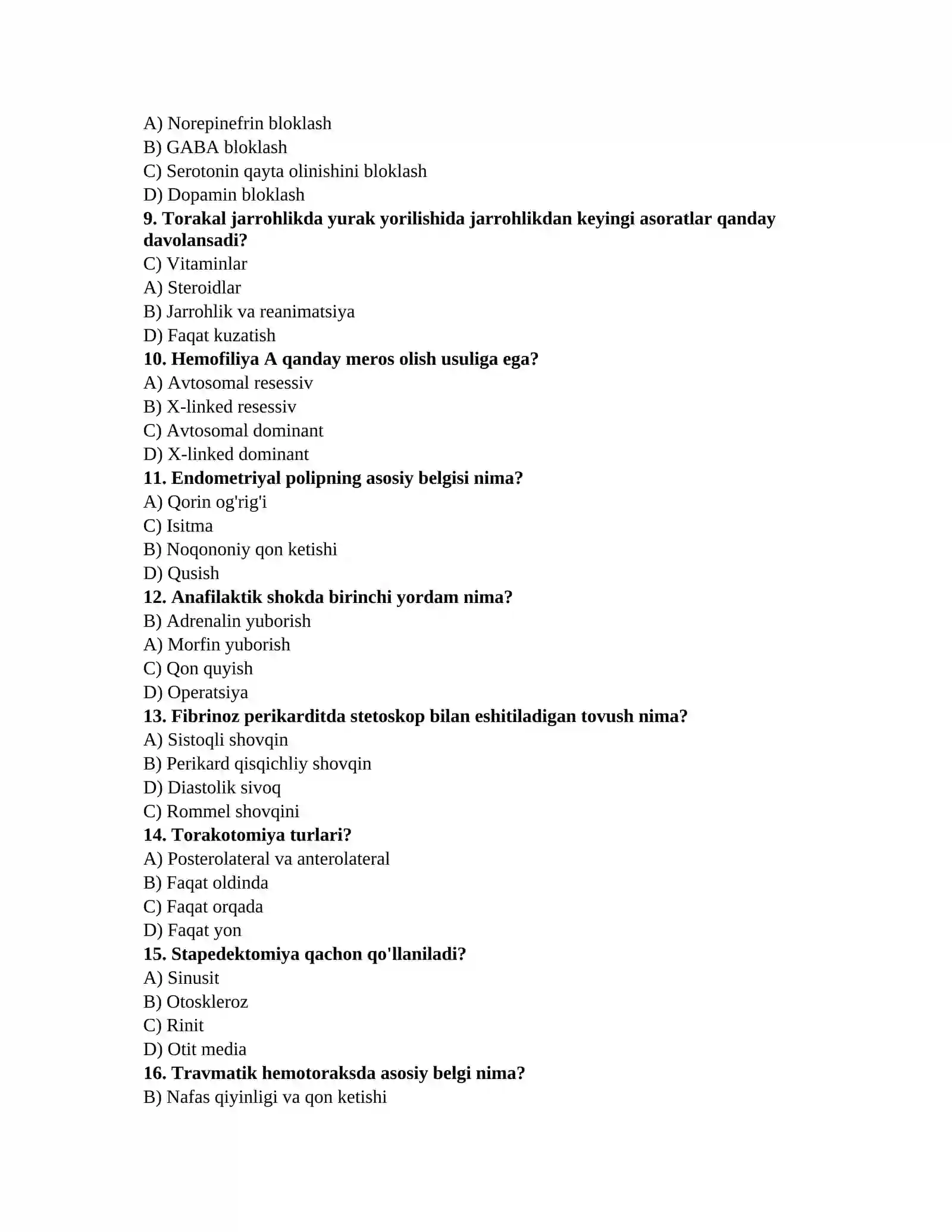 Klinik biokimyo testlari 2