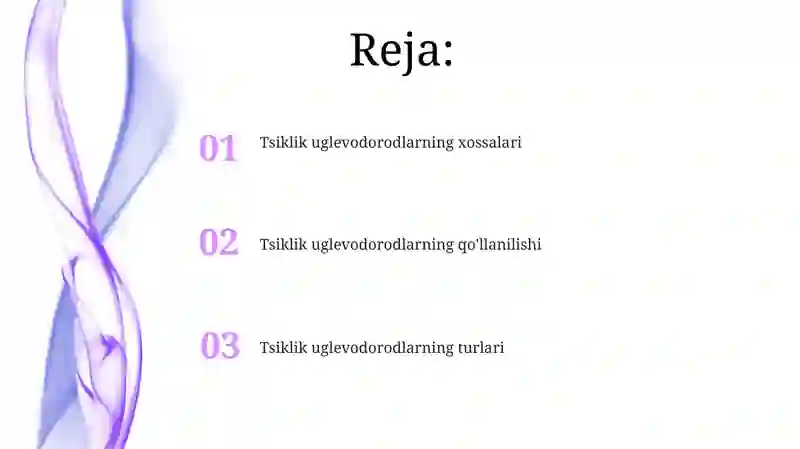 Siklik uglevodorodlar 2