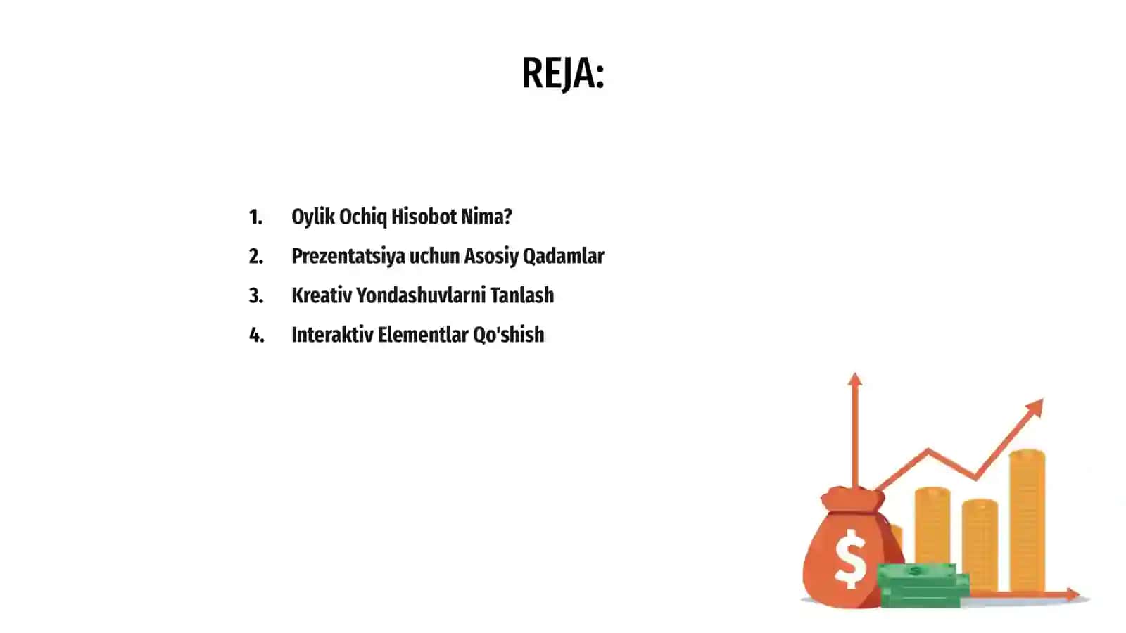 Oylik Ochiq Hisobot Nima? 2
