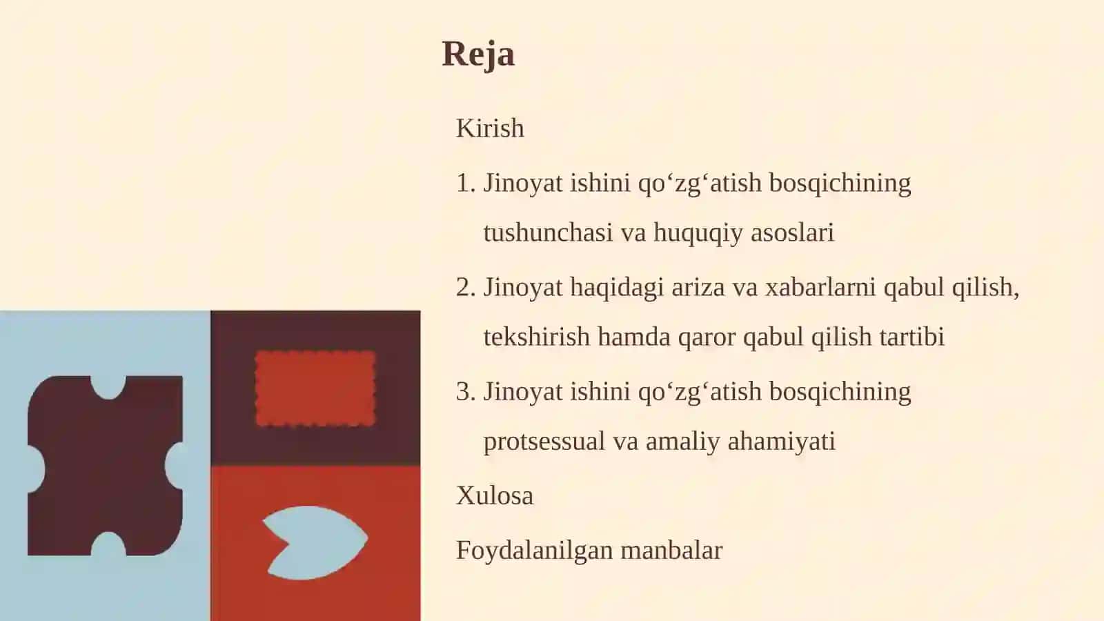Jinoyat Ishini QO‘ZG‘atish bosqichi Va Uning Ahamiyati 2