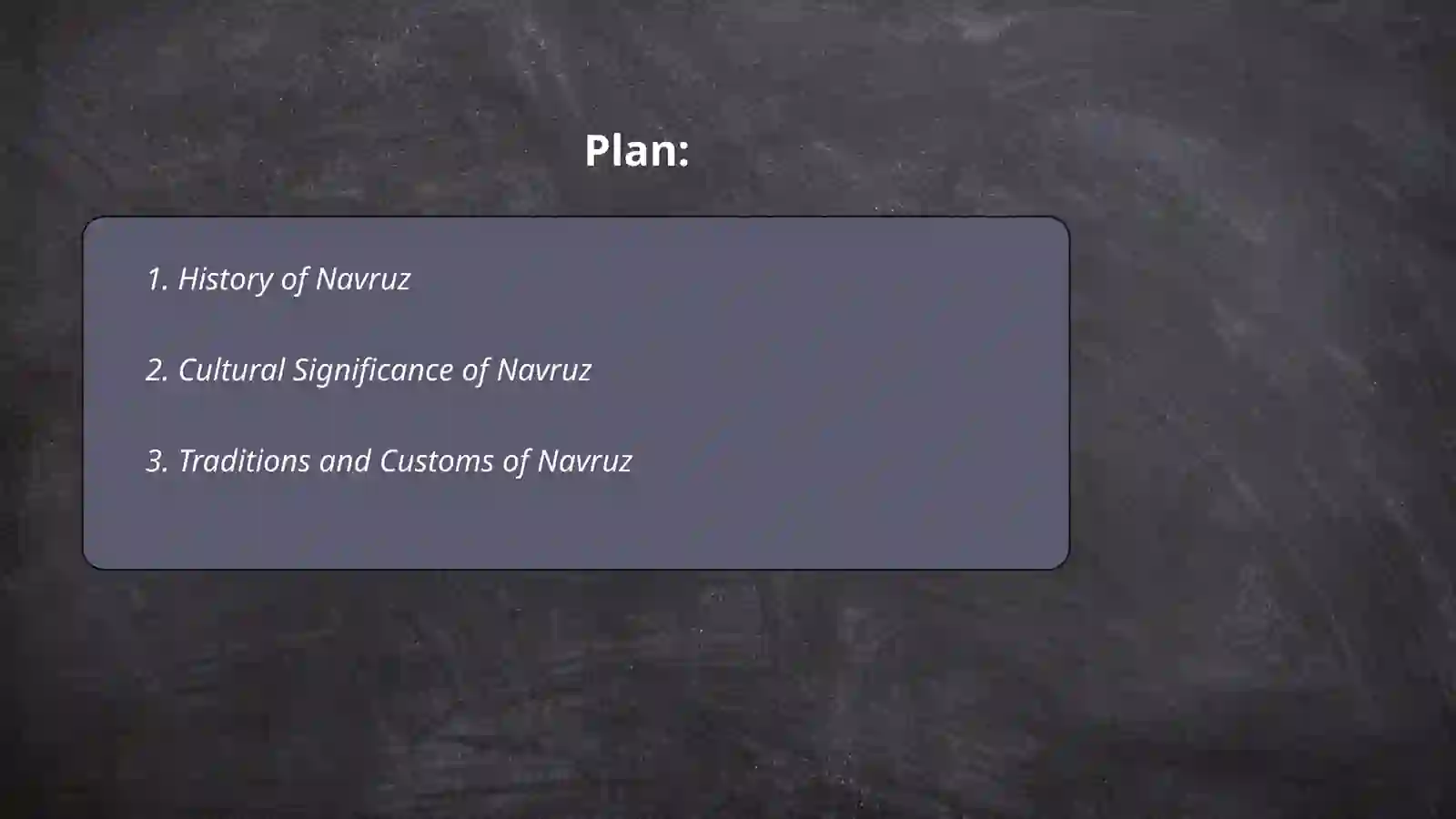 Navruz Holiday 2