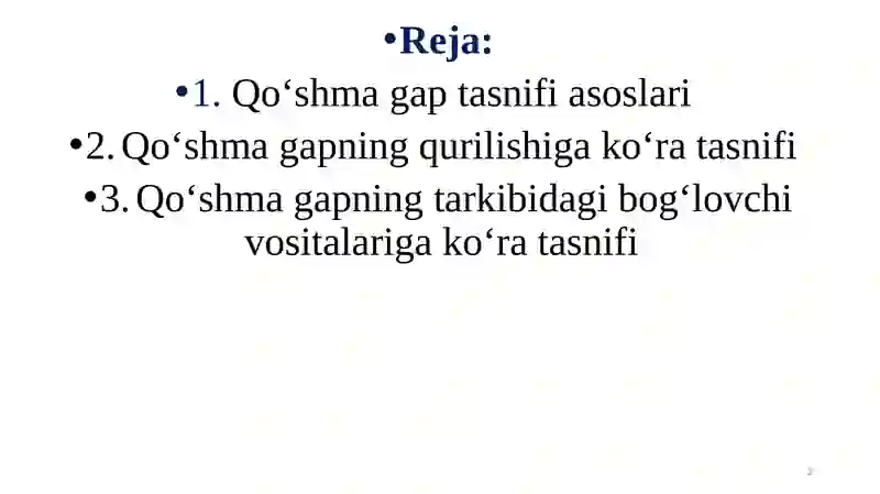Qoʻshma gap turlari 2