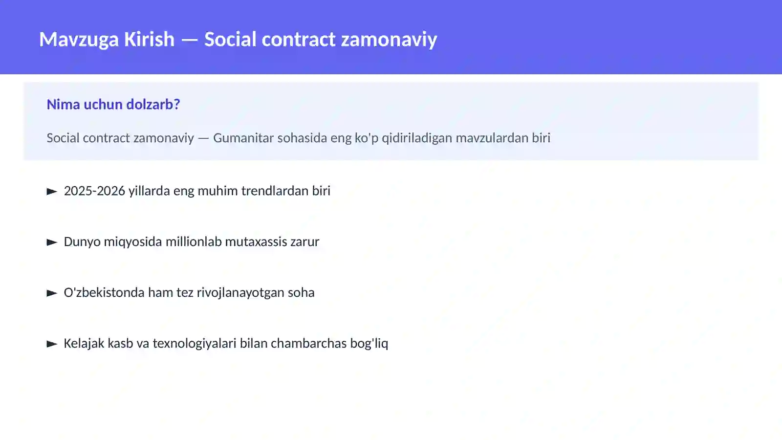 Social contract zamonaviy 2