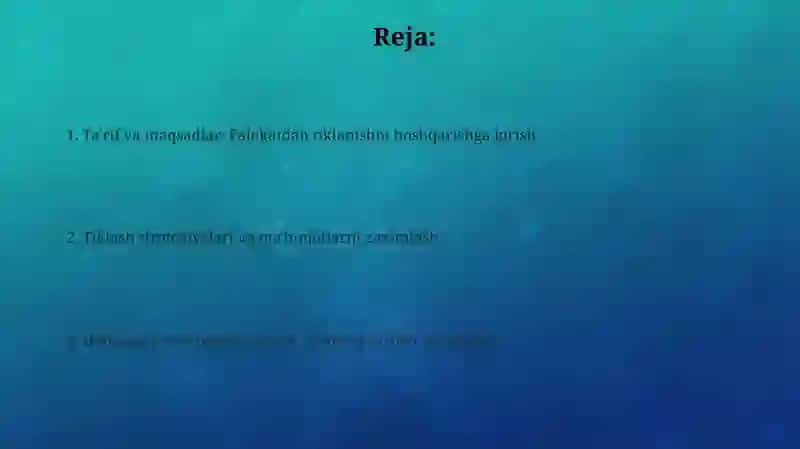 Axborottexnologiyalarida Avariya/falokat dan keyingi tiklanishlarni boshqarish 2