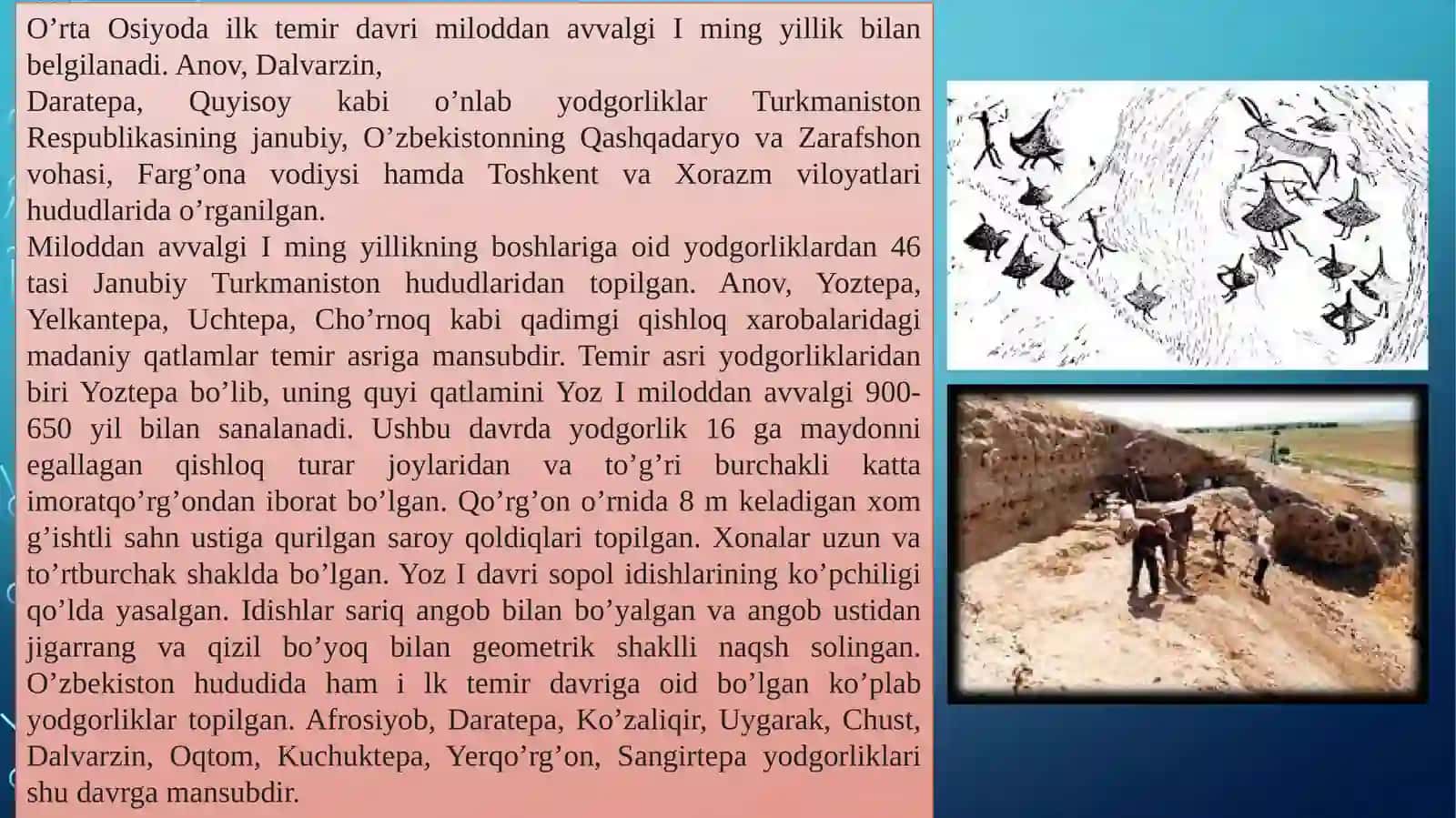 Ilk temir davri  yodgorliklari 2