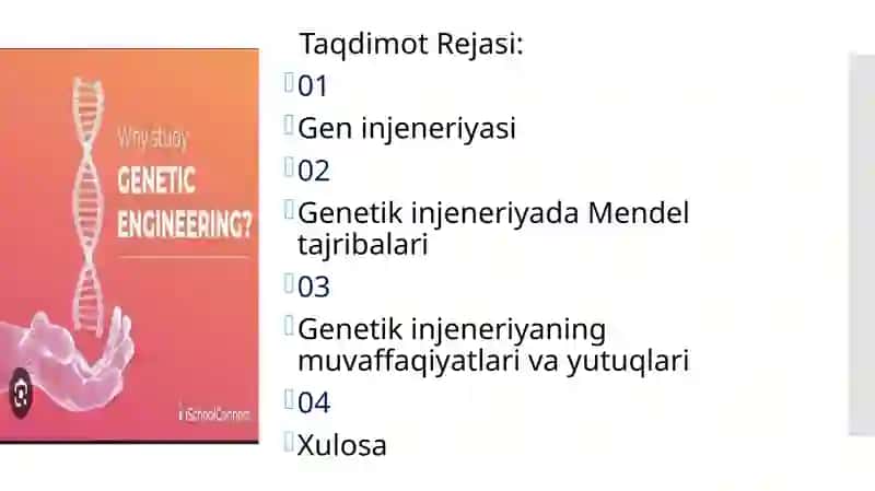 GEN INJENERIYASI VA UNING MEDITSINA AMALIYOTIDA QO‘LLANILISHI 2