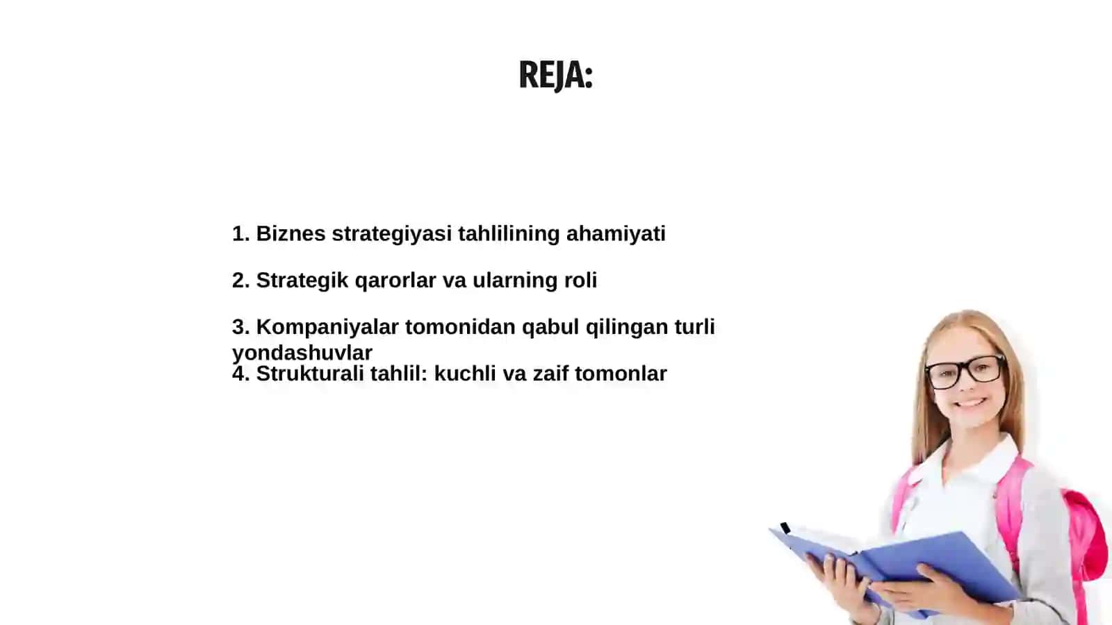Biznes strategiyasini tahlil qilish 2