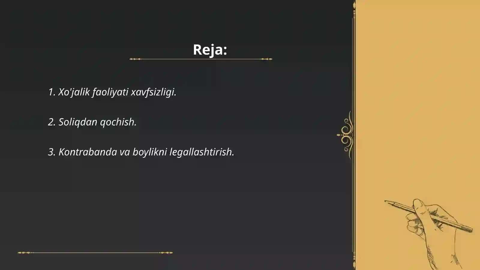 Xo'jalik faoliyatiga doir jinoyatlar 2