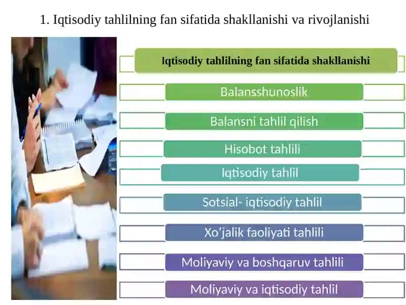 Iqtisodiy tahlilning shakllanishi va fan sifati 2