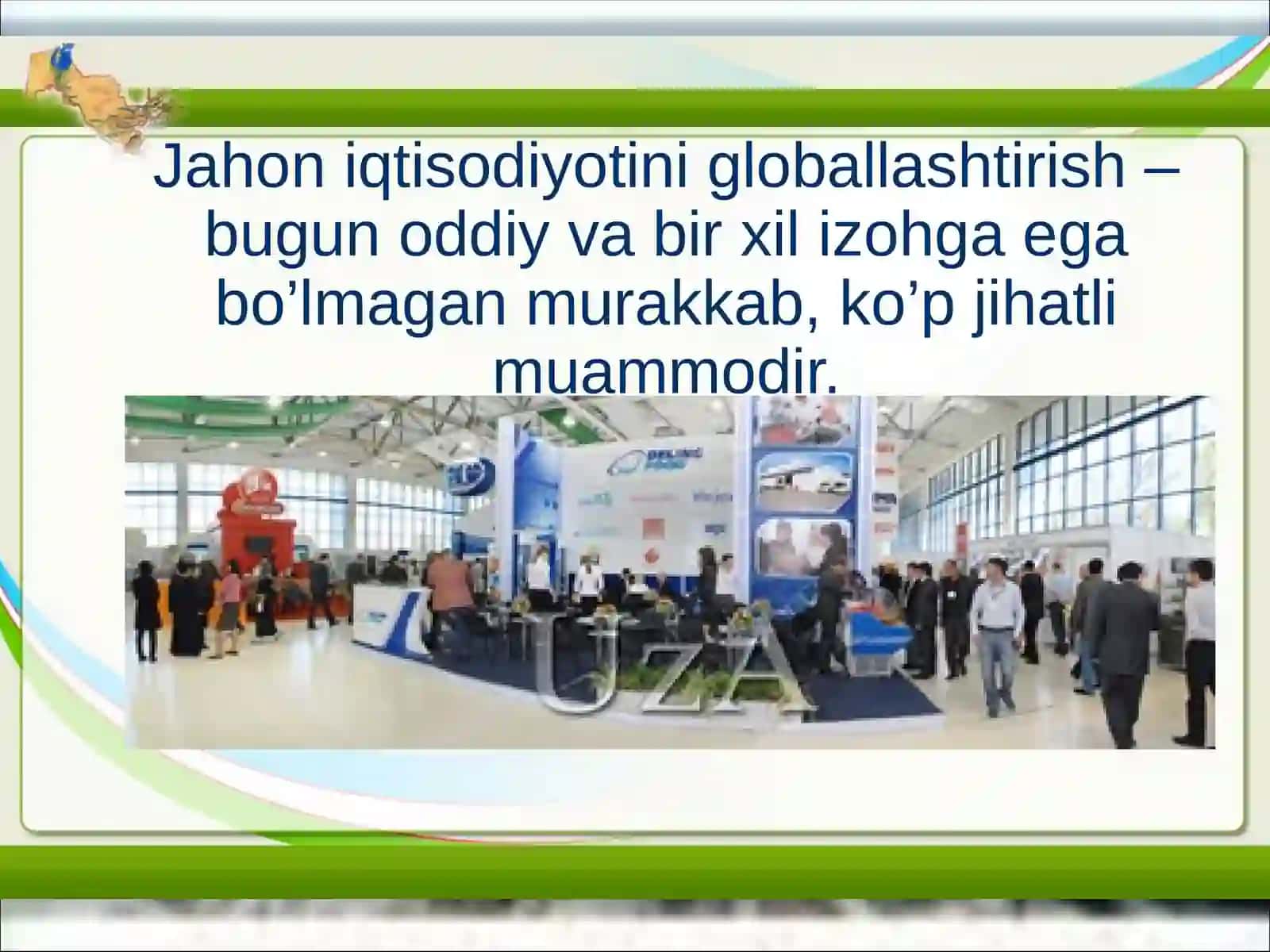 Jahon iqtisodiyotining globallashuvi to’g’risidagi ilmiy kontseptsiyalar asosiy yo’nalishlari 2