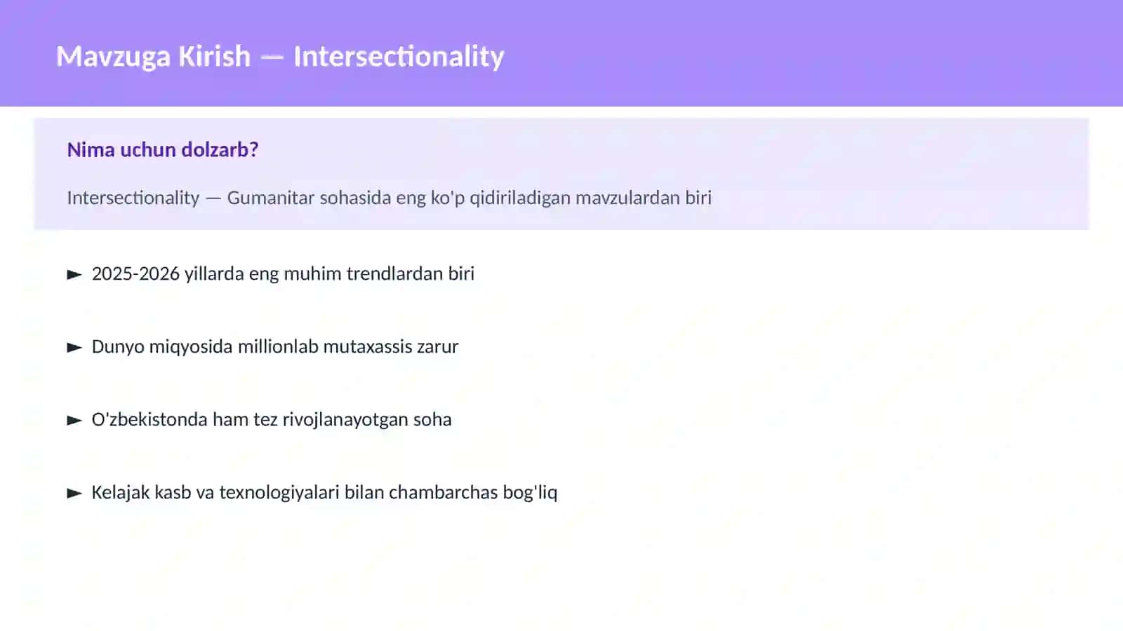 Intersectionality 2