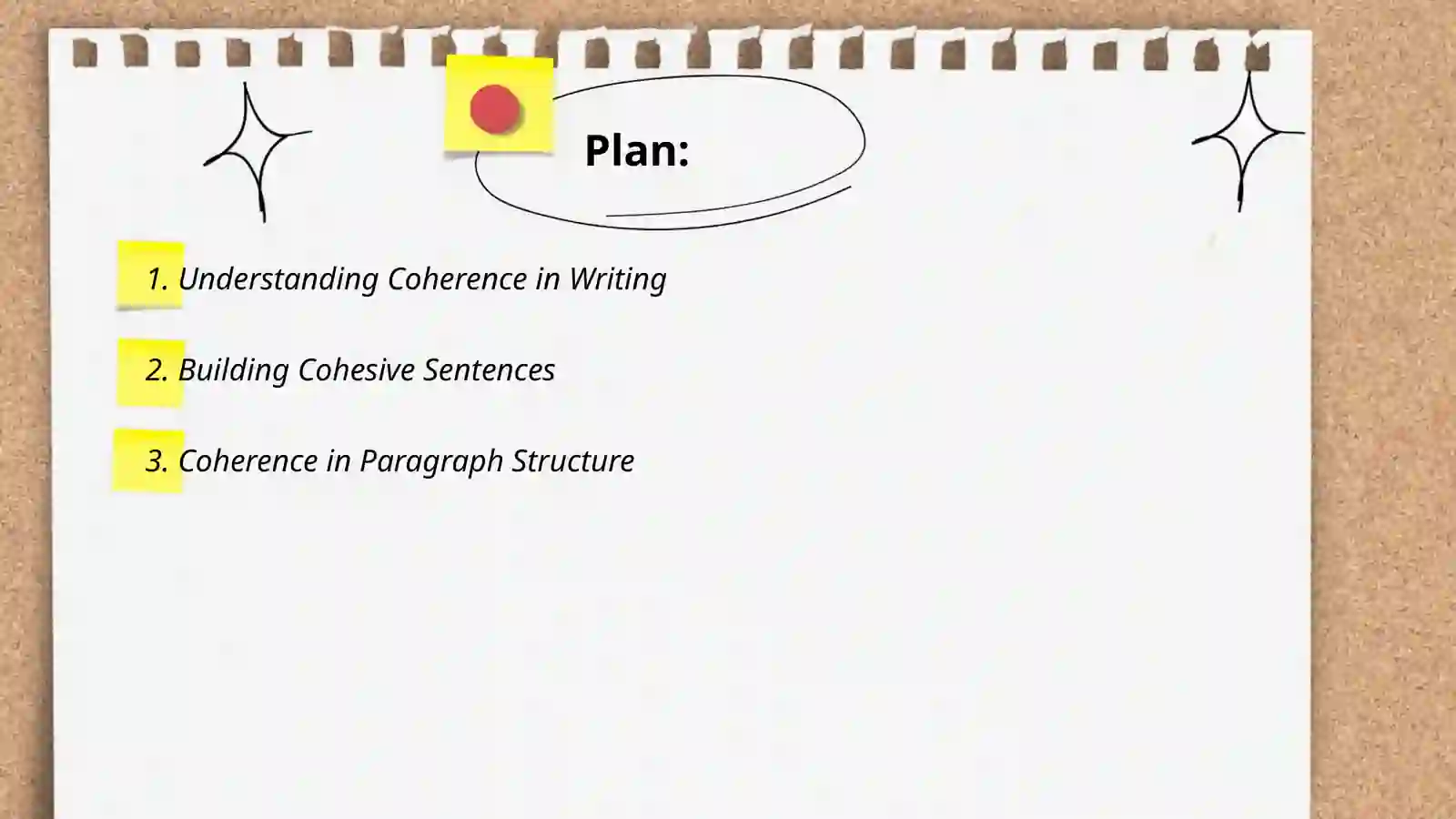 Coherence and cohesion 2
