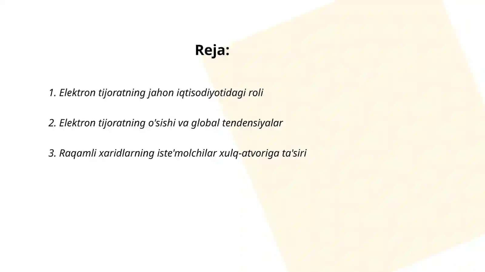 Elektron tijoratning jahon bozoridagi o'rni va ahamiyati 2