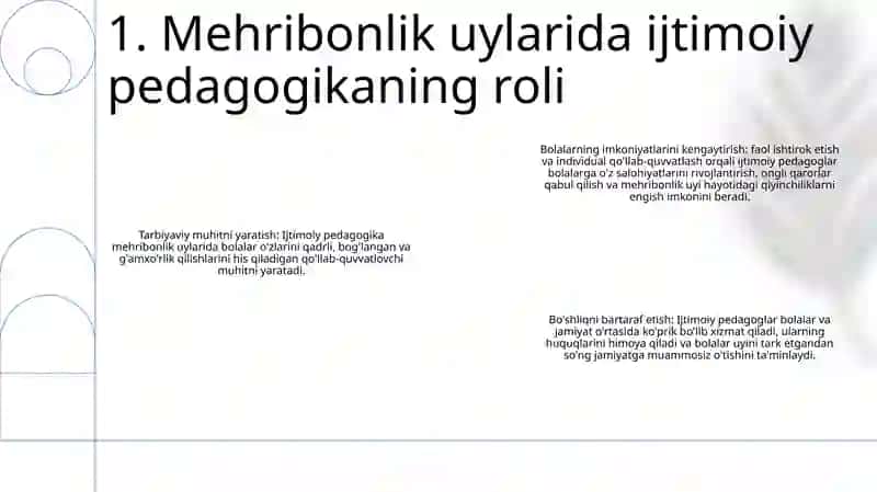 Mehribonlik Uylaridagi Ijtimoiy Pedagogik Faoliyat 2