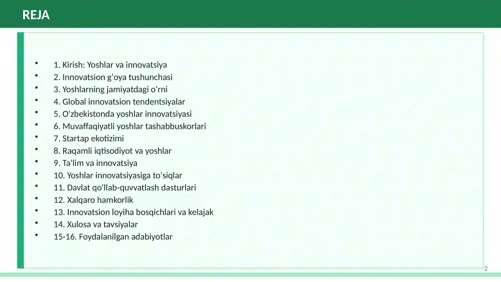 Innovatsion yoshlar 2